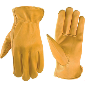 Gants de conducteur sur mesure pour hommes Gants de sécurité en cuir de vache pour conducteurs - Product Image 3