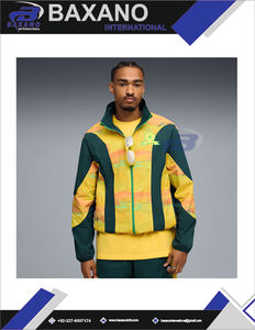 เสื้อแจ็คเก็ตฟุตบอลฤดูหนาว Mamelodi Sundowns ของแท้ แบบ unisex ชุดกีฬา ซิปเต็มตัว พิมพ์โลโก้ด้านหน้าตามสั่ง - Product Image 4