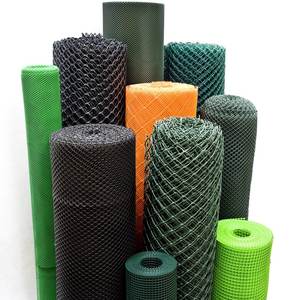 하이 퀄리티 폴리 플라스틱 평면 울타리 그물 지오그리드 메쉬 폴리에틸렌 PE 플라스틱 그물 보호 텔레스코픽 탄성 닭에 대 한 - Product Image 2