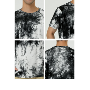 T-shirt grande taille à manches courtes en coton Tie Dye pour hommes à la mode-Fournisseur de streetwear respirant à séchage rapide du Bangladesh - Product Image 3