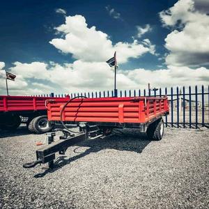 Top qualité 4 roues 3-10 tonnes Agriculture Farm Trailer 2 roues tracteur à benne hydraulique remorque remorquage derrière tracteurs remorques agricoles. - Product Image 3