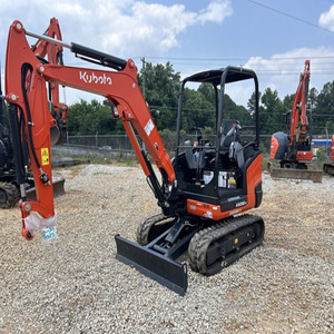 Mini-excavatrice Kubota d'occasion, compacte, sur chenilles, avec godet, pour travaux agricoles, construction et aménagement paysager - Product Image 1