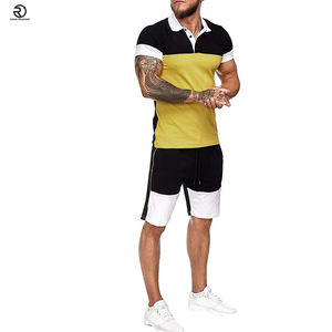 2025 vente en gros personnalisé été nouveauté Jogging vêtements de sport survêtement de sport et short 2 pièces imprimé Shorts hommes t-shirt ensemble - Product Image 6
