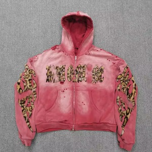 เสื้อฮู้ดลำลองผ้าฝ้ายถักเนื้อแน่น 100% พร้อมโลโก้ด้านหน้า ซับในอย่างดี ป้องกันการเกิดขุย - Product Image 1