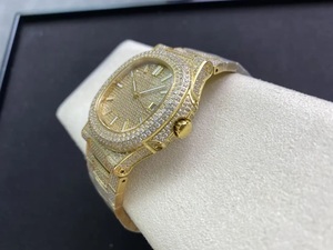 นาฬิกาฮิปฮอปกลไกสุดหรูเครื่องทดสอบเพชรโมอิส VVS1ใสทำด้วยมือ - Product Image 4