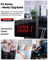 Système d'appel Daytech E-P4 1 Poste Central avec 10 Boutons Prix Usine Hôtel Café Restaurant Service Système d'Appel Sans Fil pour Serveurs
