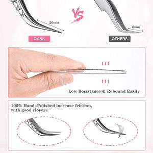 Pinzas para Pestañas de Acero Inoxidable de Alta Calidad, Punta Puntiaguda, Precisión, Durabilidad, Herramienta Extensible - Product Image 5