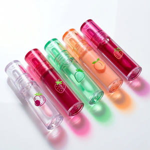 Huile à lèvres Boutiques, 5 teintes, bio, végane, à l'huile de jojoba, liquide, pour lèvres, tous types de peau, parfum fraise, taille standard - Product Image 1