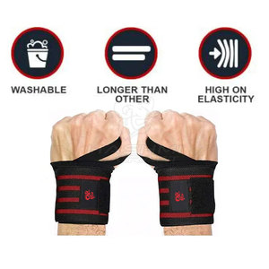 Comfortable With Breathable Wrist <b>Wrap</b> For Fitness Gym Training And Sports Performance Support - Product Image 4