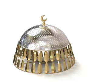 Diseño de corte láser árabe Ollas calientes de lujo Premium Ollas de cazuela de metal de alta demanda Calentador de Alimentos/almacenamiento Venta caliente - Product Image 3