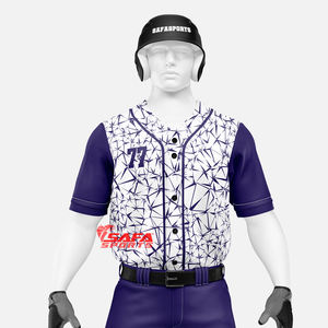 Vêtements de sport personnalisés OEM pour hommes et femmes uniformes de baseball unisexes - Product Image 3