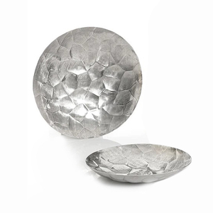 Plateau de service en aluminium robuste poli argent avec haute capacité et robuste adapté à la restauration professionnelle - Product Image 1