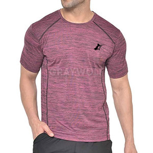 T-shirt d'entraînement 100 % coton personnalisé, anti-humidité, respirant, séchage rapide, écologique, pour la gym et le sport, haut de fitness court - Product Image 5
