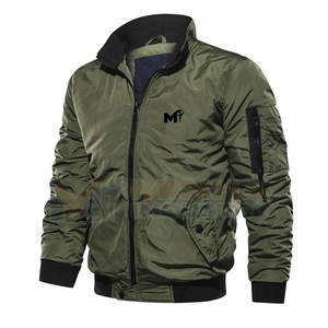 Chaqueta Bomber Transpirable para Hombre de Marca Privada, Chaquetas Bomber Cómodas para Uso en Exteriores al Mejor Precio - Product Image 1