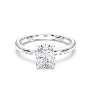 ชุดแหวนเพชรสำหรับผู้หญิงรูปไข่1.40กะรัต F-G/เทียบกับชุดเครื่องประดับเพชรสำหรับผู้หญิง - Product Image 4