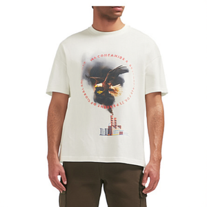 Camiseta 100 Companies Pollute 100% algodón de manga corta para hombre, ropa de calle con mensaje ambiental - Product Image 3