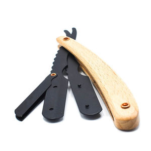 Rasoir de sécurité à double tranchant personnalisé professionnel avec manche en acier inoxydable et lames super résistantes en acier inoxydable pour le visage et le corps des hommes - Product Image 1