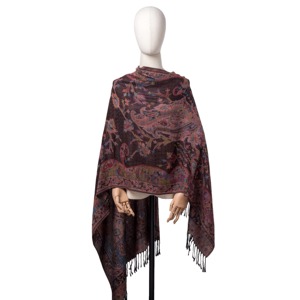 Custom 100% Wool <b>Shawl</b> <b>For</b> <b>Women</b> High Quality Warm Breathable Lightweight Stylish Printed Pattern Fashion Daily Wear <b>Women</b> <b>Shawl</b> - Product Image 4
