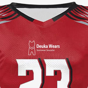 Uniforme de Fútbol Americano Sublimado Personalizado, Jersey de Fútbol Profesional Transpirable para Equipos de Secundaria y Universitarios - Product Image 5