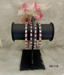 High-Demand Unique Handmade AD Bangles Set for Women for Special Occasions Bridal Looks <b>Festivals</b> <b>Gifting</b> - Product Image 2