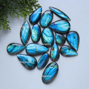 Pendentif en pierre d'améthyste rose en labradorite naturelle, bijou de 4mm en forme de cœur, larimar lemuérien - Product Image 4