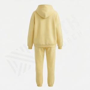 Ensemble de survêtement en molleton décontracté pour femmes, sweat à capuche à manches longues, pantalon de sport, ensemble de jogging d'hiver, vêtements de sport à capuche - Product Image 2