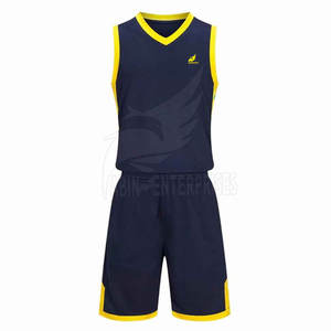 Camiseta de baloncesto reversible personalizada, uniforme deportivo transpirable con precio de técnica de sublimación, ropa de equipo competitiva - Product Image 1