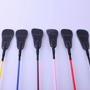 Fouet d'équitation de qualité supérieure, couleur personnalisée avec logo personnalisé, cuir véritable, fouet d'équitation tendance - Product Image 2