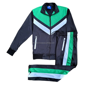ชุดวอร์มผู้ชายแบบมีซิปเต็มตัว ผ้าคอตตอนย้อมสีพิมพ์ลาย ตัดเย็บขอบดิบ กันลม ระบายอากาศได้ดี สไตล์สปอร์ต ผลิตตามสั่ง (OEM) - Product Image 2
