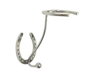 Toallero niquelado y gancho de una sola pieza Estilo de fácil instalación Ganchos de buena calidad al por mayor en artículo ecuestre - Product Image 2