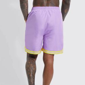 Custom Men's Casual Heavyweight 100% Algodón Fleece Shorts Quick Dry Transpirable Pantalones de chándal desgastados con patrón sólido - Product Image 3