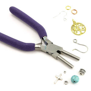 Alicates de Acero Inoxidable de Primera Calidad para Hacer Argollas, Herramienta para Formar Alambre de Oreja, Anillo de Salto, Bobina, para Hacer Joyas y Trabajos con Alambre - Product Image 1