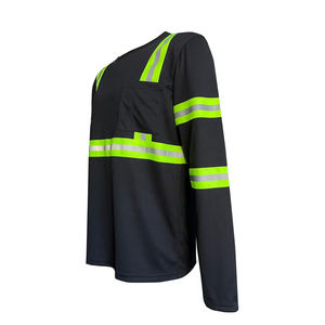 <b>Hi</b> <b>Vis</b> Reflective Safety Short Sleeve Workwear <b>Shirts</b> Men Construction Work Reflective <b>Shirts</b> - Product Image 3