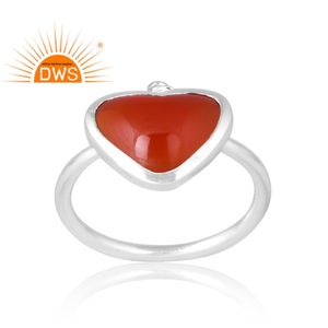 แหวนพลอยโมราและไพฑูรย์สีเงินสเตอร์ลิง925เป็นของขวัญสำหรับผู้หญิงเครื่องประดับที่ออกแบบได้เอง - Product Image 1