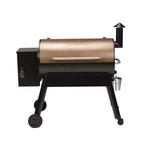 El último nuevo Se-ries 34 Ba-rrel P-ellet Grill Br-onze Altura ajustable Metal galvanizado Capacidad Carbón para la venta en stock ahora - Product Image 6