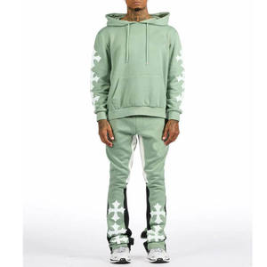 Ensemble de survêtement slim pour homme, tenue de sport athlétique, tenue d'entraînement confortable pour la salle de sport, la course à pied et le quotidien - Product Image 5