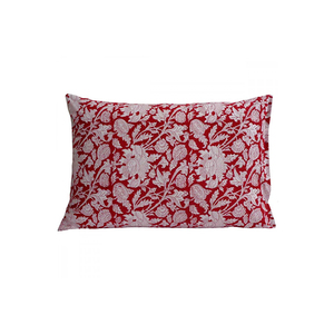 Venta al por mayor bloque de mano impreso Floral 100% algodón fundas de almohada técnica tejida 20 láminas de tela sobre cierre funda de almohadas - Product Image 1