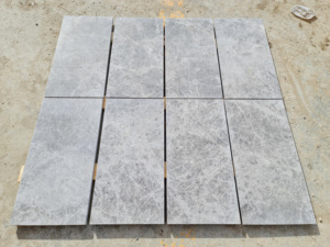 Mármol Gris Tundra Pulido 20x20cm, Muestras Pequeñas, Revestimiento de Paredes Interiores y Exteriores, Pavimentos para Entradas, Fabricado en Turquía, Escalones - Product Image 3