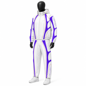 Men’s Nylon Windbreaker <b>Tracksuit</b> Custom Hooded Running Suit Athletic Jogger Set Lightweight Windbreaker <b>Tracksuit</b> - Product Image 3