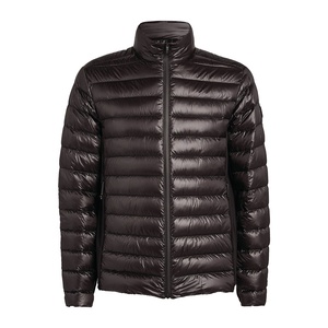 Chaqueta de Invierno para Hombre de Alta Calidad al por Mayor, Chaqueta Acolchada de Poliéster Personalizada con Bordado, Capucha, Impermeable, Cuello Alto y Talla Grande - Product Image 5