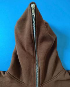 OEM <b>Oversized</b> <b>Fleece</b> <b>Hoodie</b> Heavyweight Cotton 350GSM Zipper 3D Puff Print Zip up <b>Hoodie</b> Custom Puff Printed Hoodies Hooded - Product Image 1