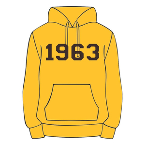 Custom <b>Gold</b> pullover hoodie made from 100 % cotton soft comfortable <b>fabric</b> perfect for casual wear and street style fashion - Product Image 2