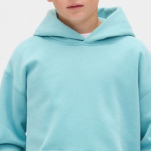 Sudadera de Color Sólido para Niños con Mangas Completas, Precio al por Mayor para Compradores al por Mayor, Diseño con Mangas Completas, Capucha y Logotipo Personalizado - Product Image 2