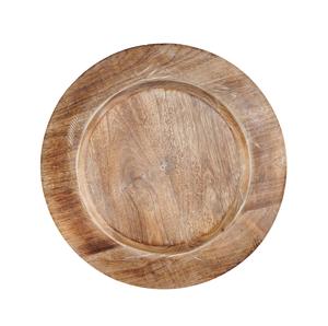 แผ่นชาร์จไม้ยอดนิยมหรูหราธรรมดาที่เหมาะสมเป็นมิตรกับสิ่งแวดล้อมที่มีคุณภาพสูงแผ่นชาร์จไม้บนโต๊ะอาหารสําหรับงานแต่งงาน - Product Image 1