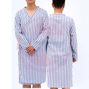 Venta al por mayor de batas de pacientes para las mujeres y los hombres uniformes de hospital de punto de algodón de calidad superior vestido de paciente para el Hospital - Product Image 6