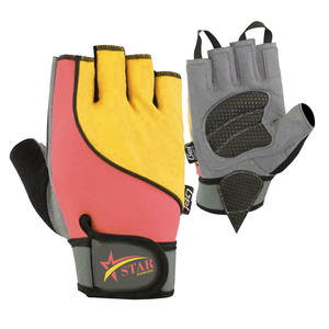 Guantes de entrenamiento Accesorios de fitness Deportes elegantes Gimnasio Entrenamiento Medio dedo Soporte de muñeca Guantes de levantamiento de pesas - Product Image 4