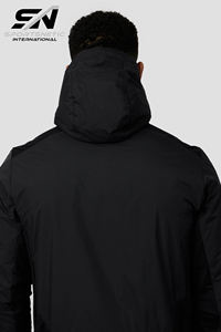 ชุดเซ็ตเสื้อแจ็คเก็ตและกางเกงขายาวแบบมีซิปสำหรับผู้ชาย ปี 2026 ผลิตตามสั่ง ขายส่ง พร้อมโลโก้สะท้อนแสง ผลิตจากไนลอน 100% น้ำหนักเบา กันลม - Product Image 6