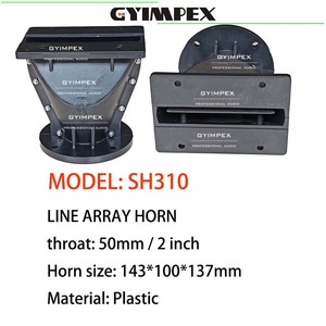 line Array Waveguide Plastic 2" Throat Waveguide <b>Tweeter</b> Horn 143*100*137mm For Line Array Component Horn - Product Image 6