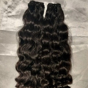 100% ต่อผมดิบถักเปียผมแท้ผมทอแบบอินเดียการทอผ้าผมที่มีคุณภาพดีที่สุด - Product Image 1