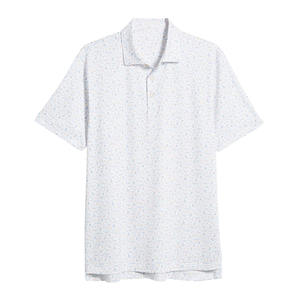 Décontracté Solide Noir Golf Hommes pour T-shirts Anti-Rides Tricoté Polyester/Coton Brodé Logo Personnalisé - Product Image 4